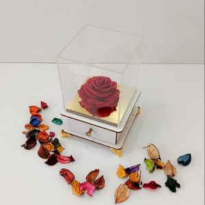 باکس کشودار پایه دار روی میز